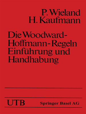cover image of Die Woodward-Hoffmann-Regeln Einführung und Handhabung